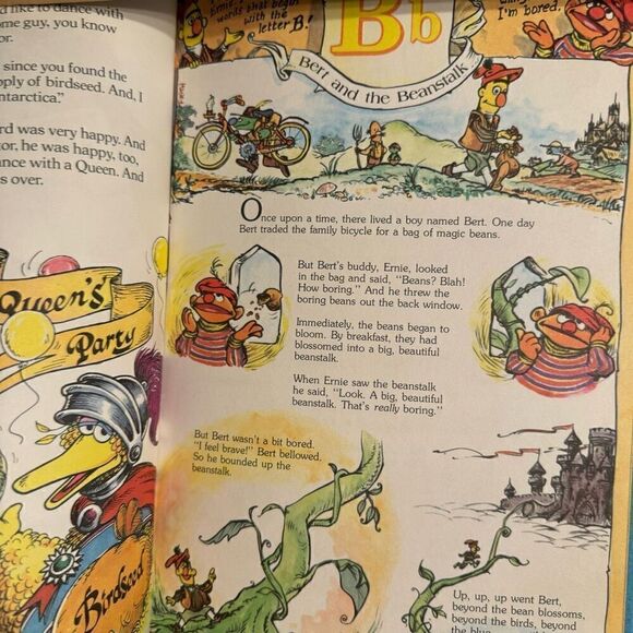 Sesame Street ABC Storybook Hardcover Vintage 1974 Illustrated Children Reading - Picture 12 of 12